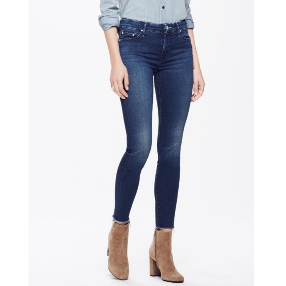 Mother The Looker Ankle Fray Fast Times jeans